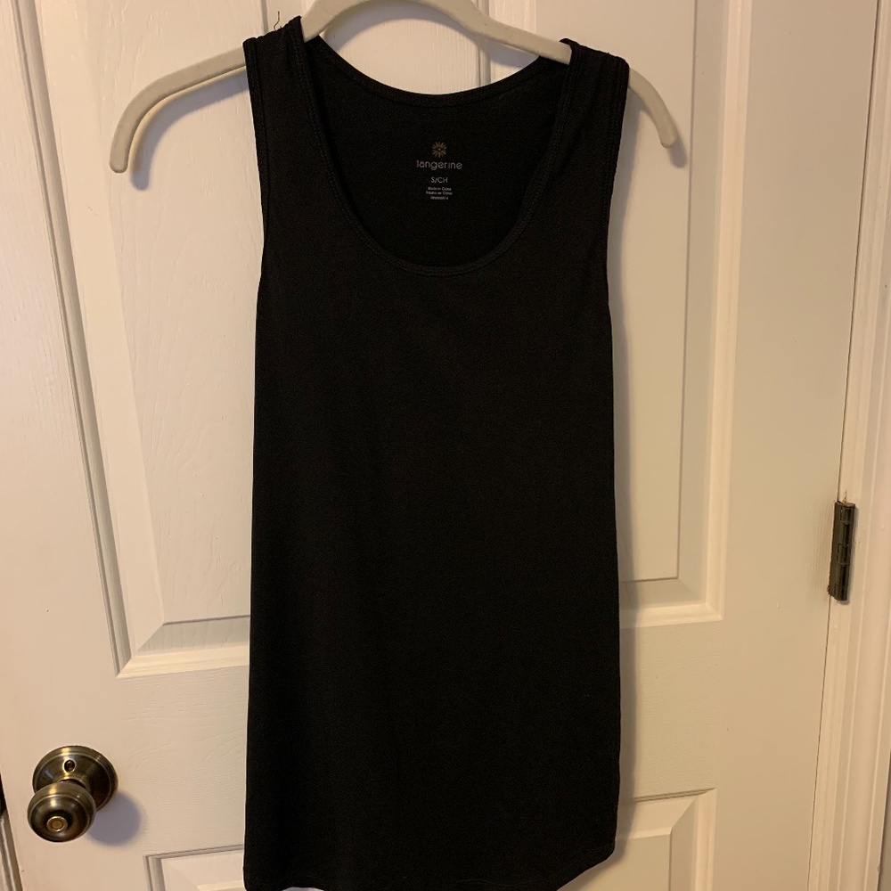 Black Athletic Tank Top